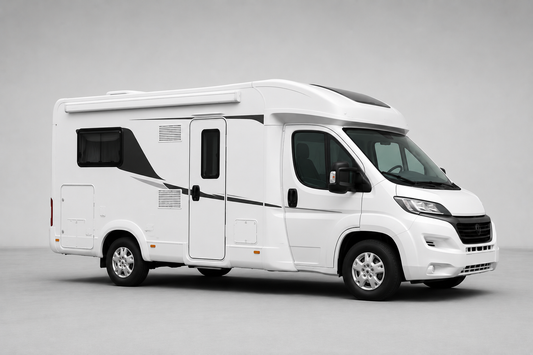 Abdeckung für teilintegrierte Wohnmobile